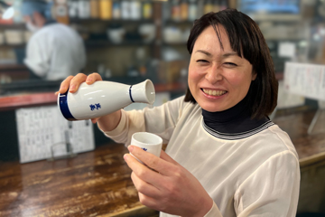 倉嶋紀和子氏と楽しむ、祭りと酒のひととき