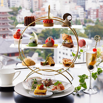 11ｰ2月】28階 THE TOP BAR Hanabi -華美-『Sky View Afternoon Tea