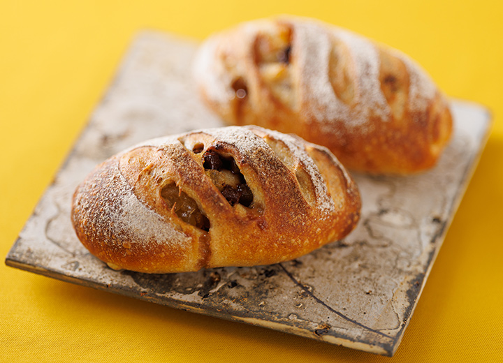 文旦ジャムとロッシェチョコのカンパーニュ