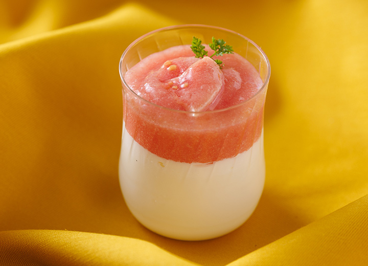 高知グアバとバニラブランマンジェ