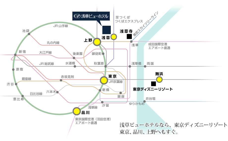 周辺エリアとの位置関係