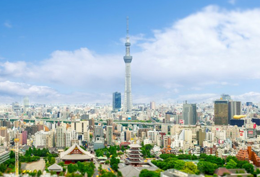 ホテルから見る東京スカイツリー