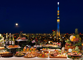 【ホテル＆ディナー】「スカイグリル
ブッフェ武藏」を心ゆくまで堪能！＜夕食19：30〜・朝食付＞