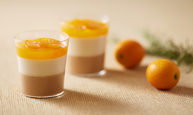 金柑とアールグレイのブランマンジェ