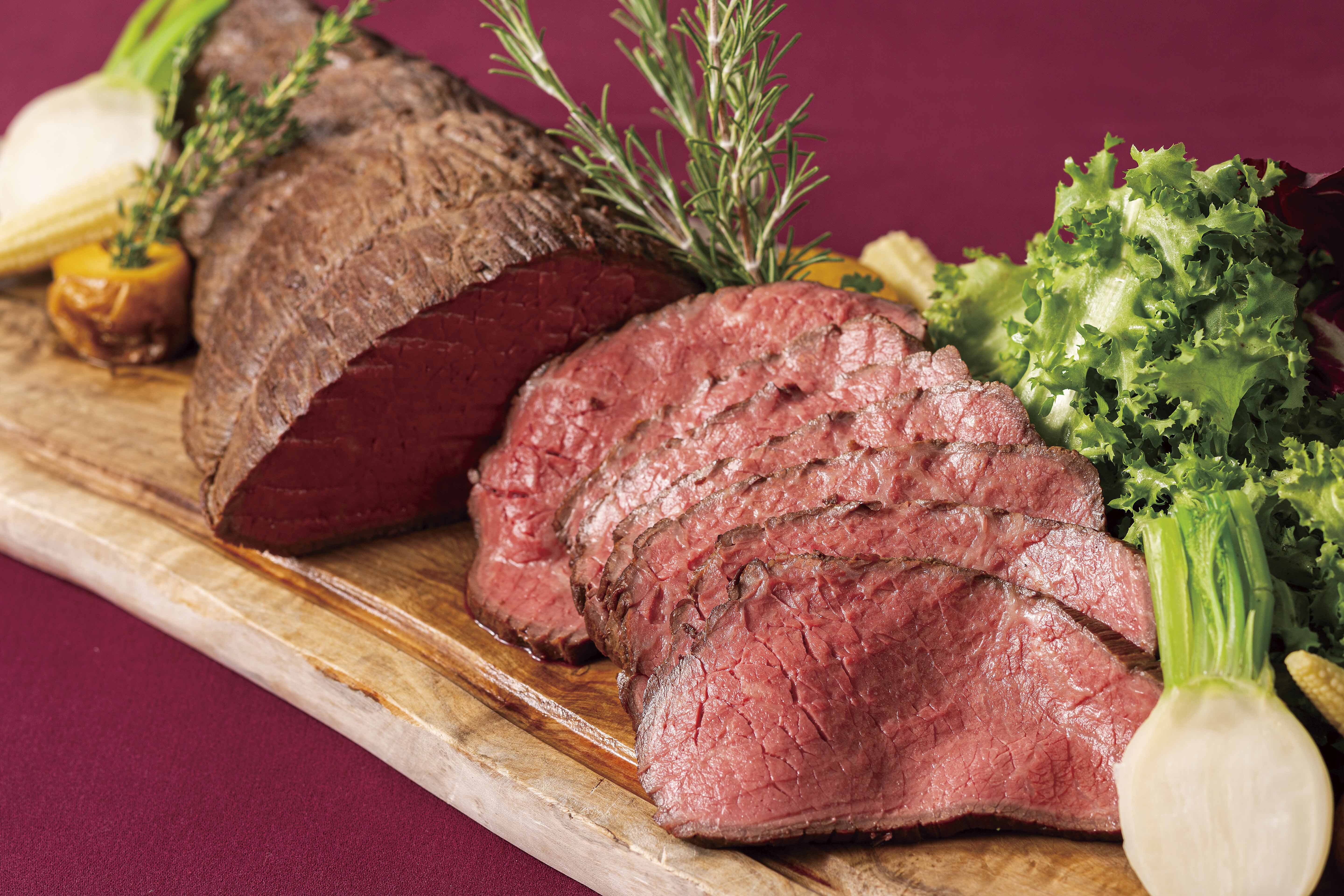 国産牛のローストビーフ