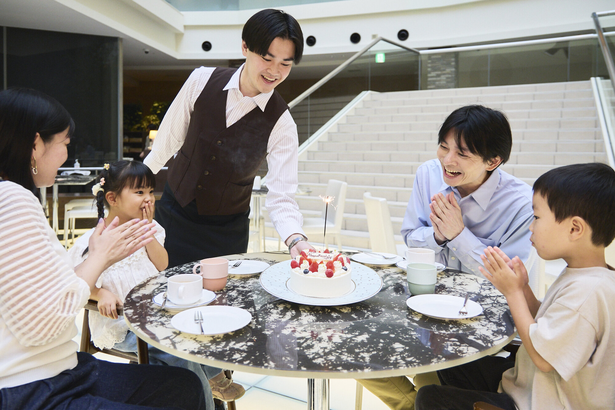 レストランでのアニバーサリープラン