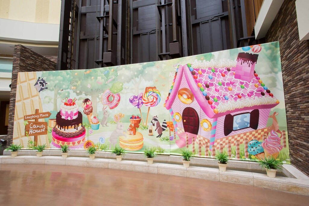 フォトスポット「CANDY FOREST」