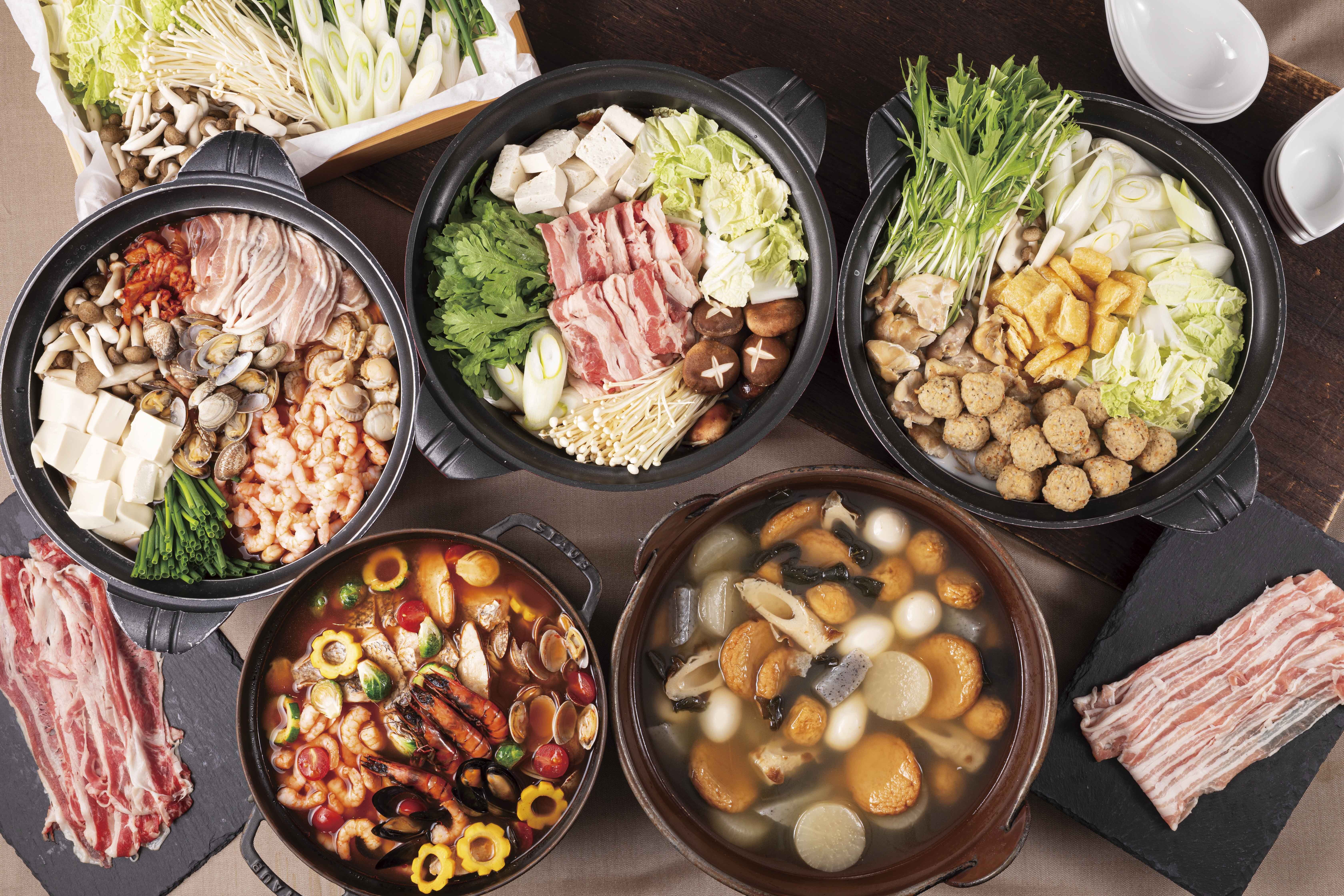 冬のあったか鍋ディナービュッフェ