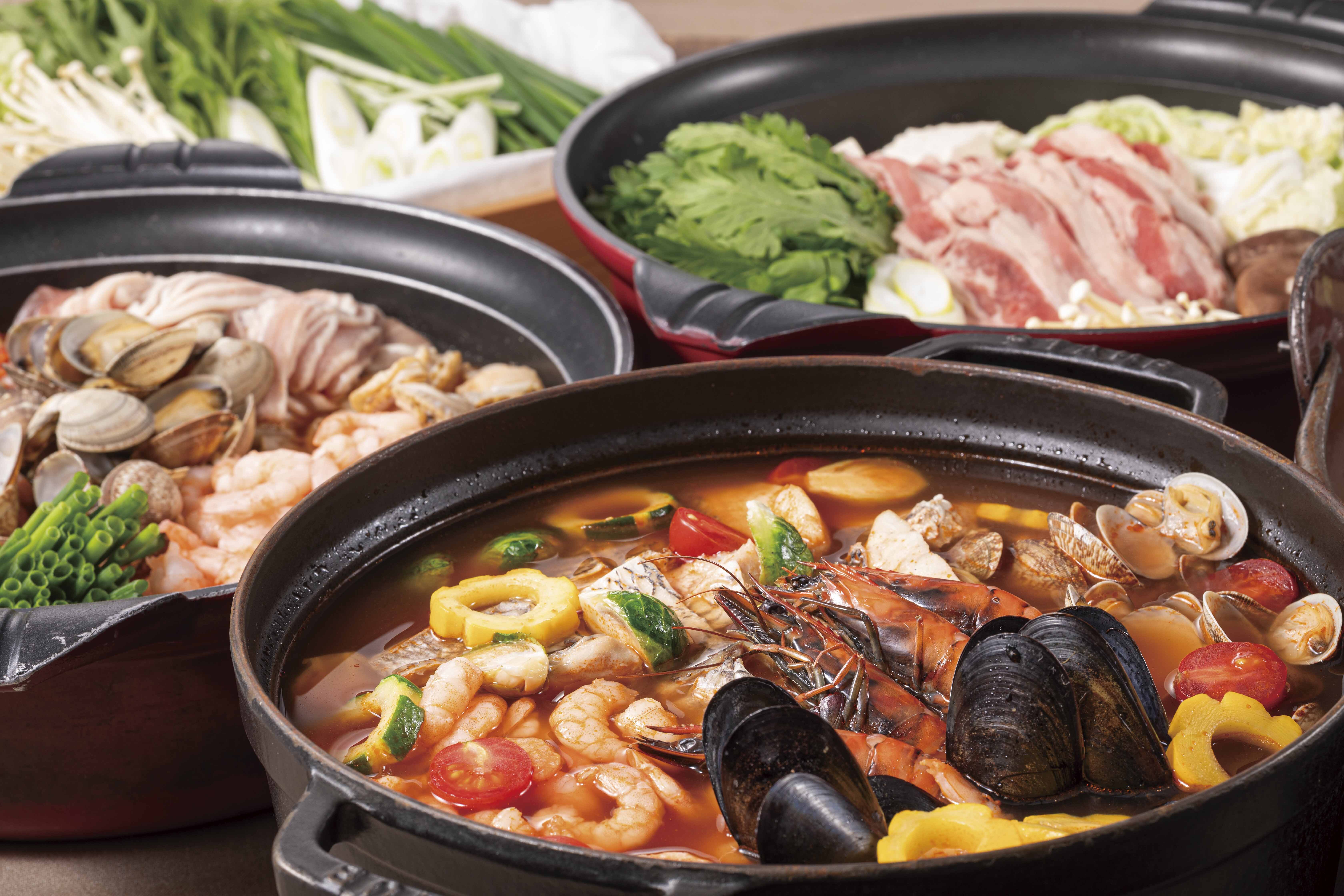 冬のあったか鍋ディナービュッフェ