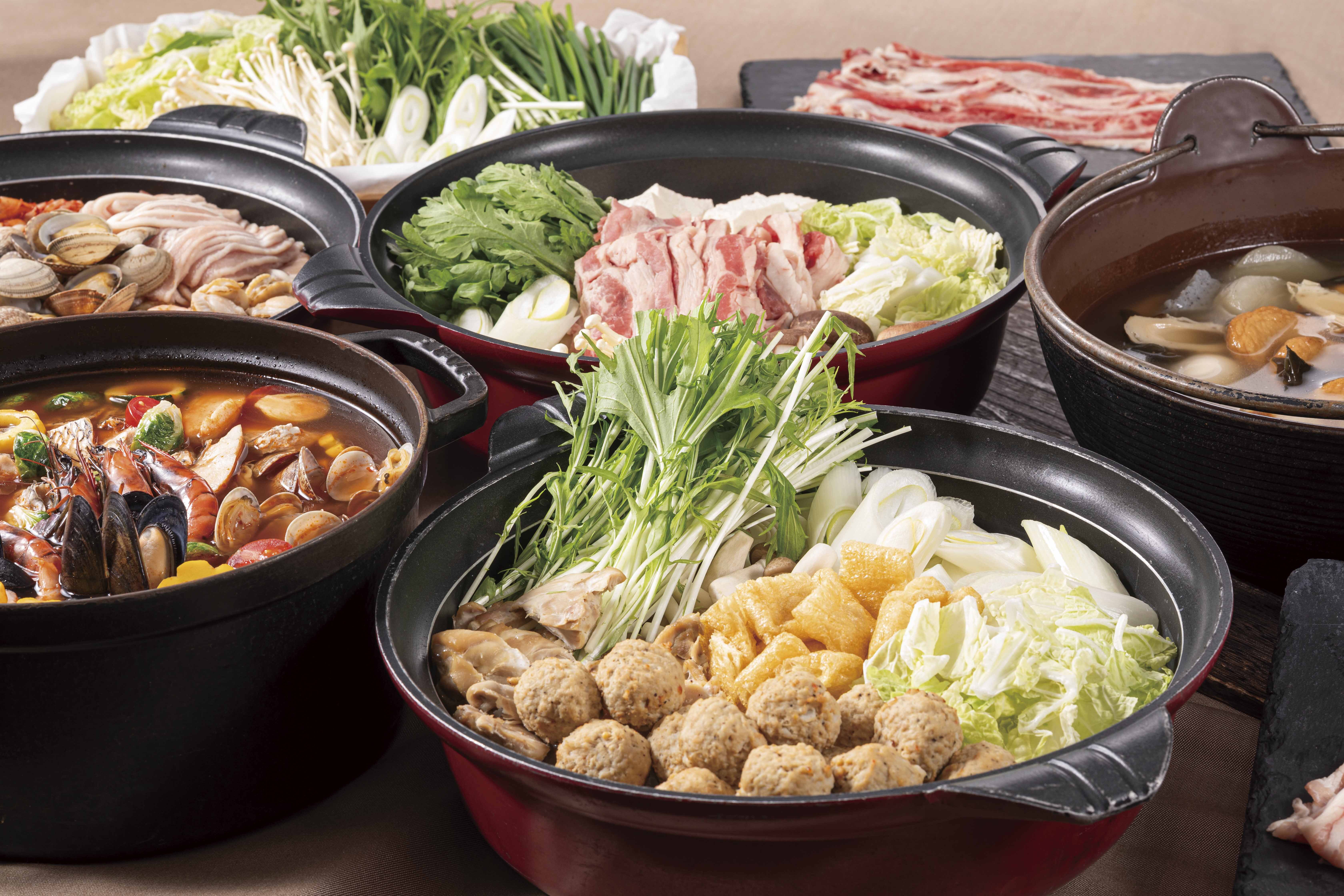 冬のあったか鍋ディナービュッフェ