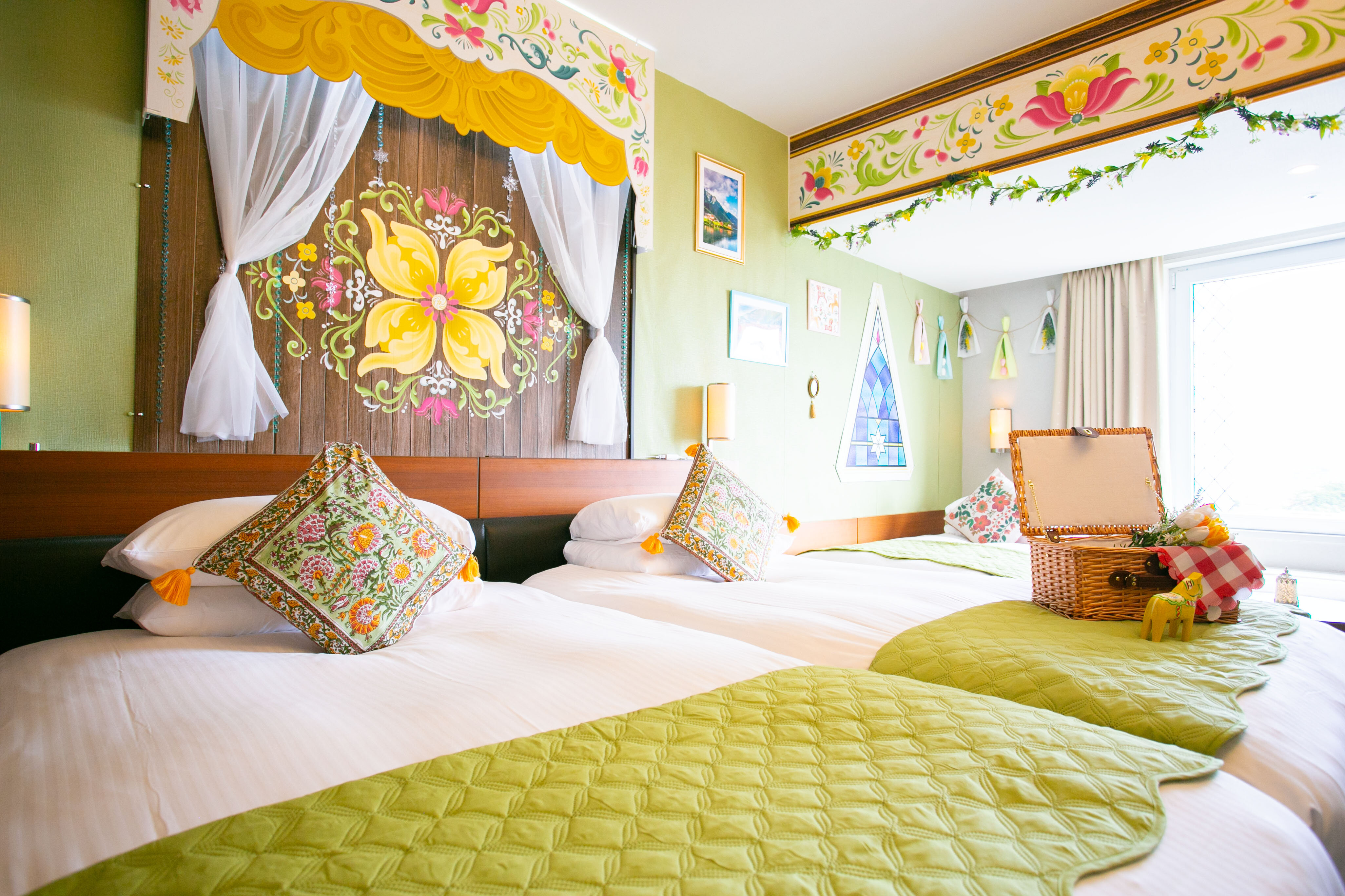 やわらかな緑と花々の彩りに包まれて「ノルディック・ヒュッゲルーム」