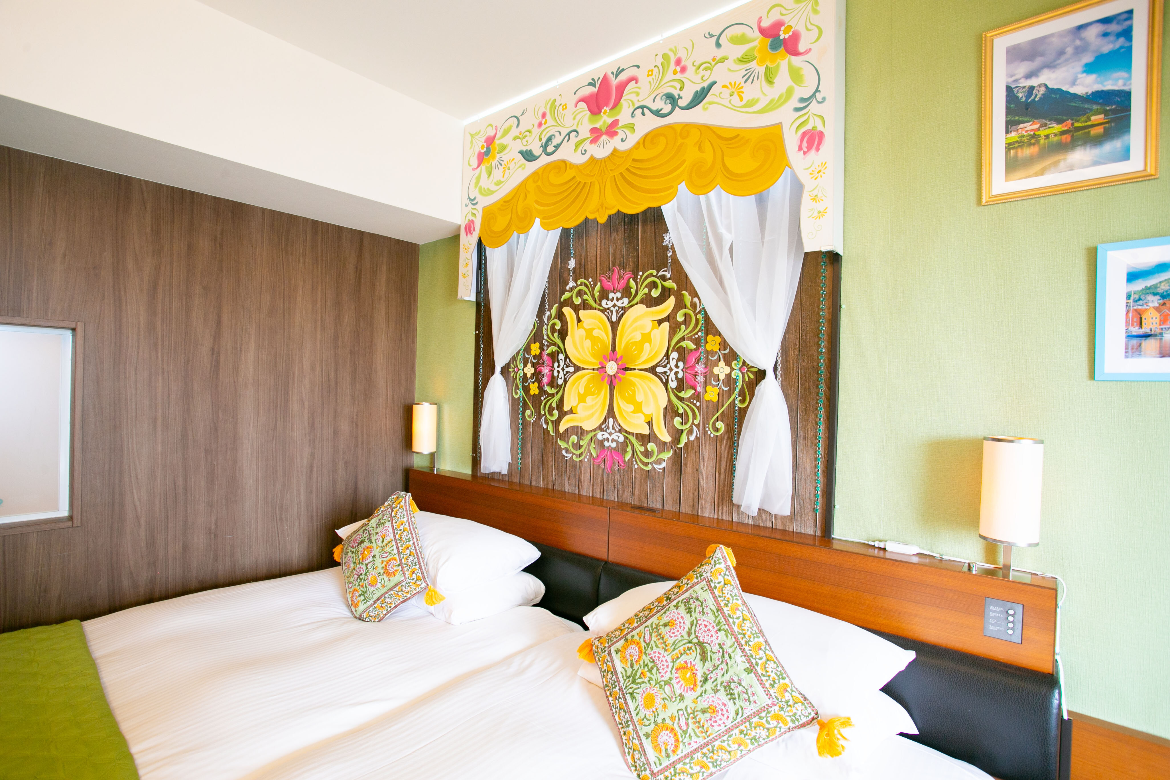 やわらかな緑と花々の彩りに包まれて「ノルディック・ヒュッゲルーム」