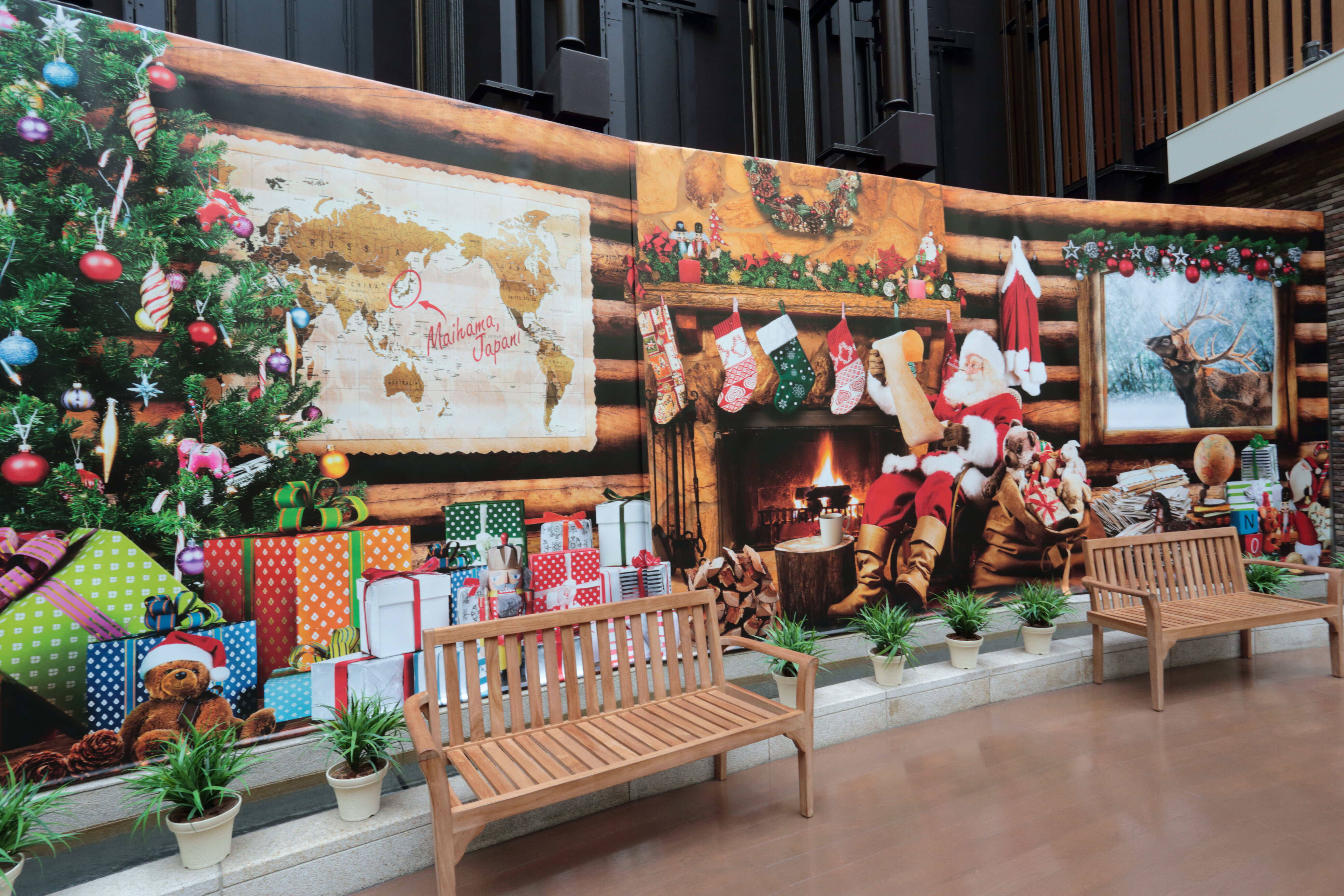 フォトスポット「Santa's Christmas Room」 