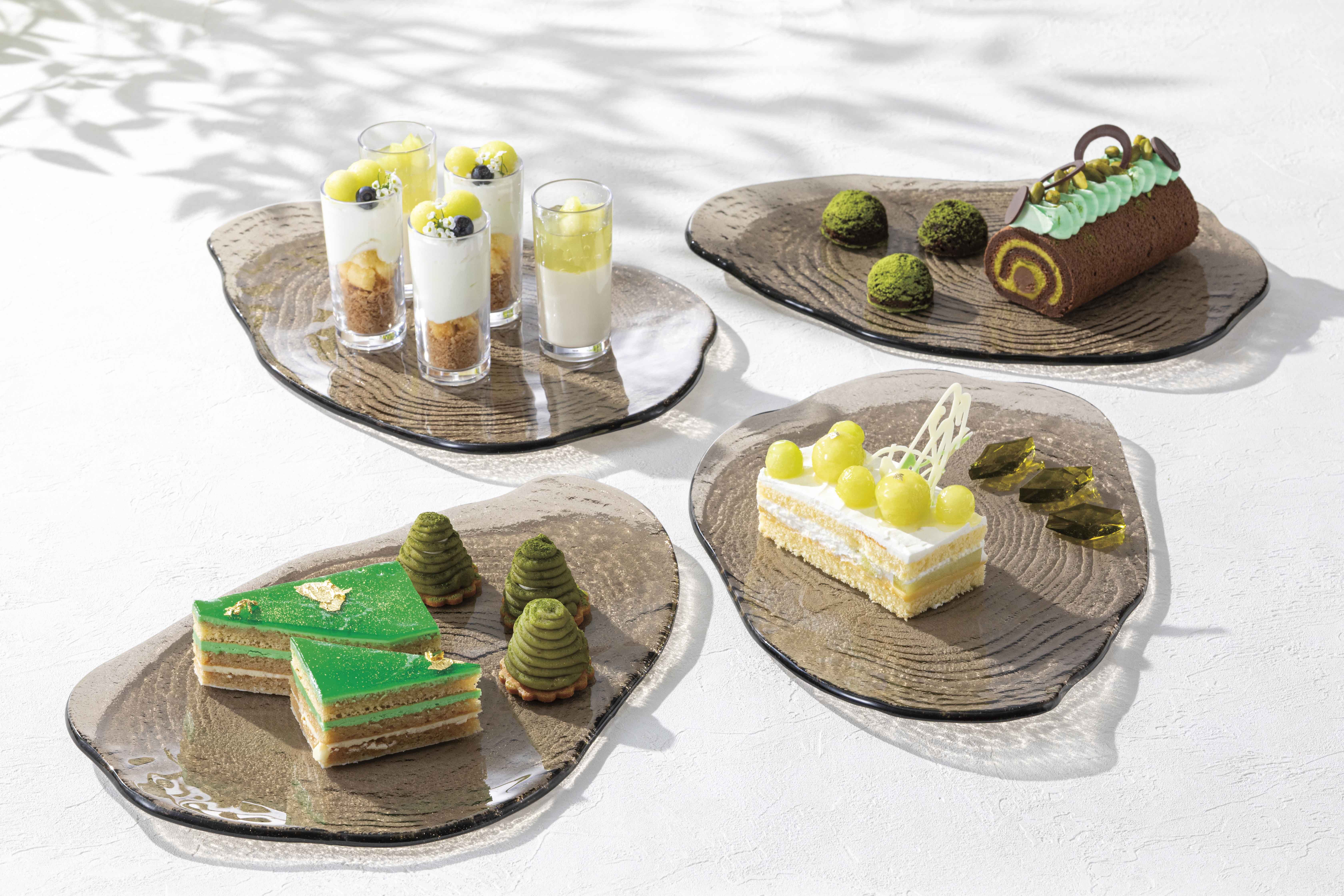 スイーツビュッフェ「Melon & Matcha」