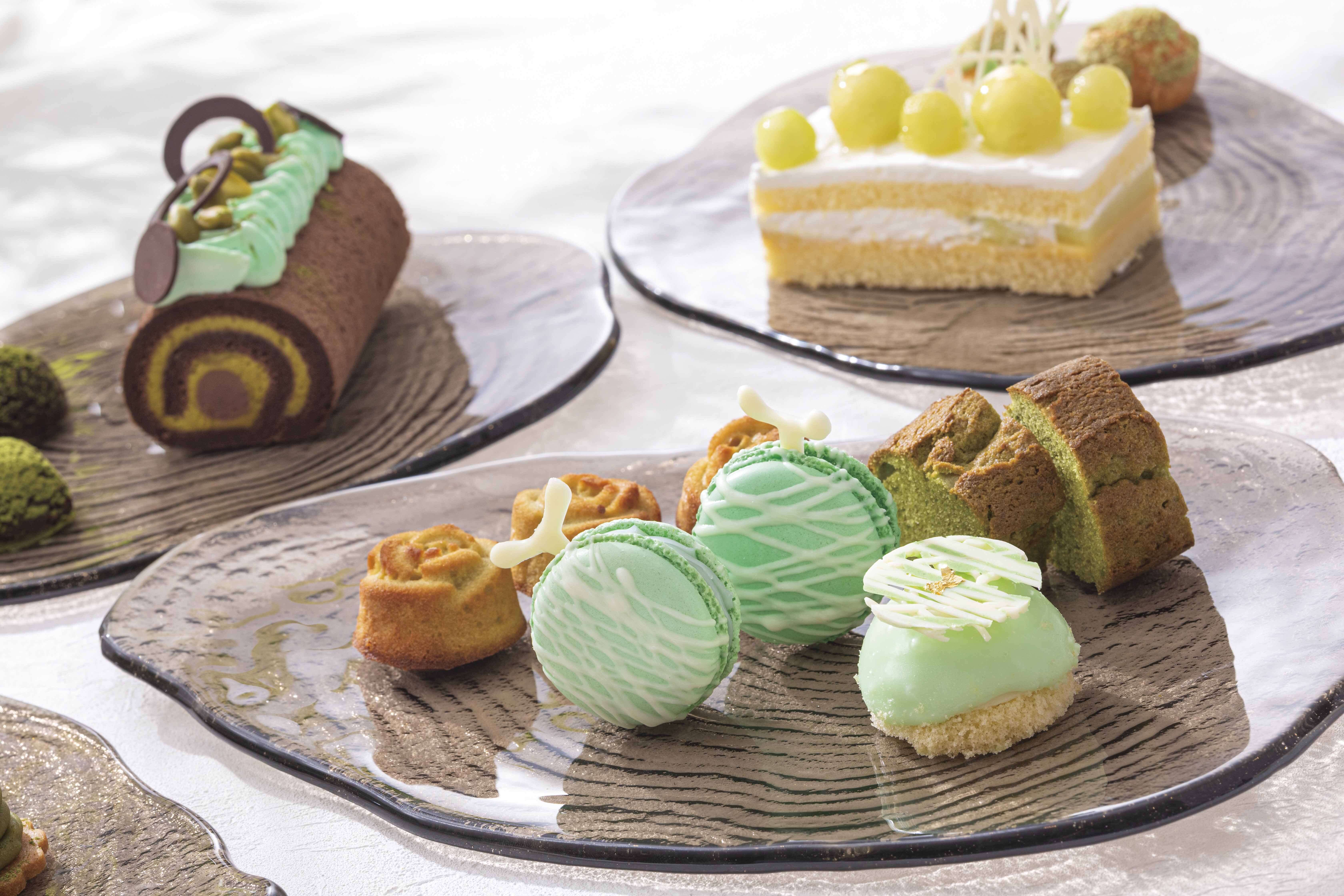 スイーツビュッフェ「Melon & Matcha」