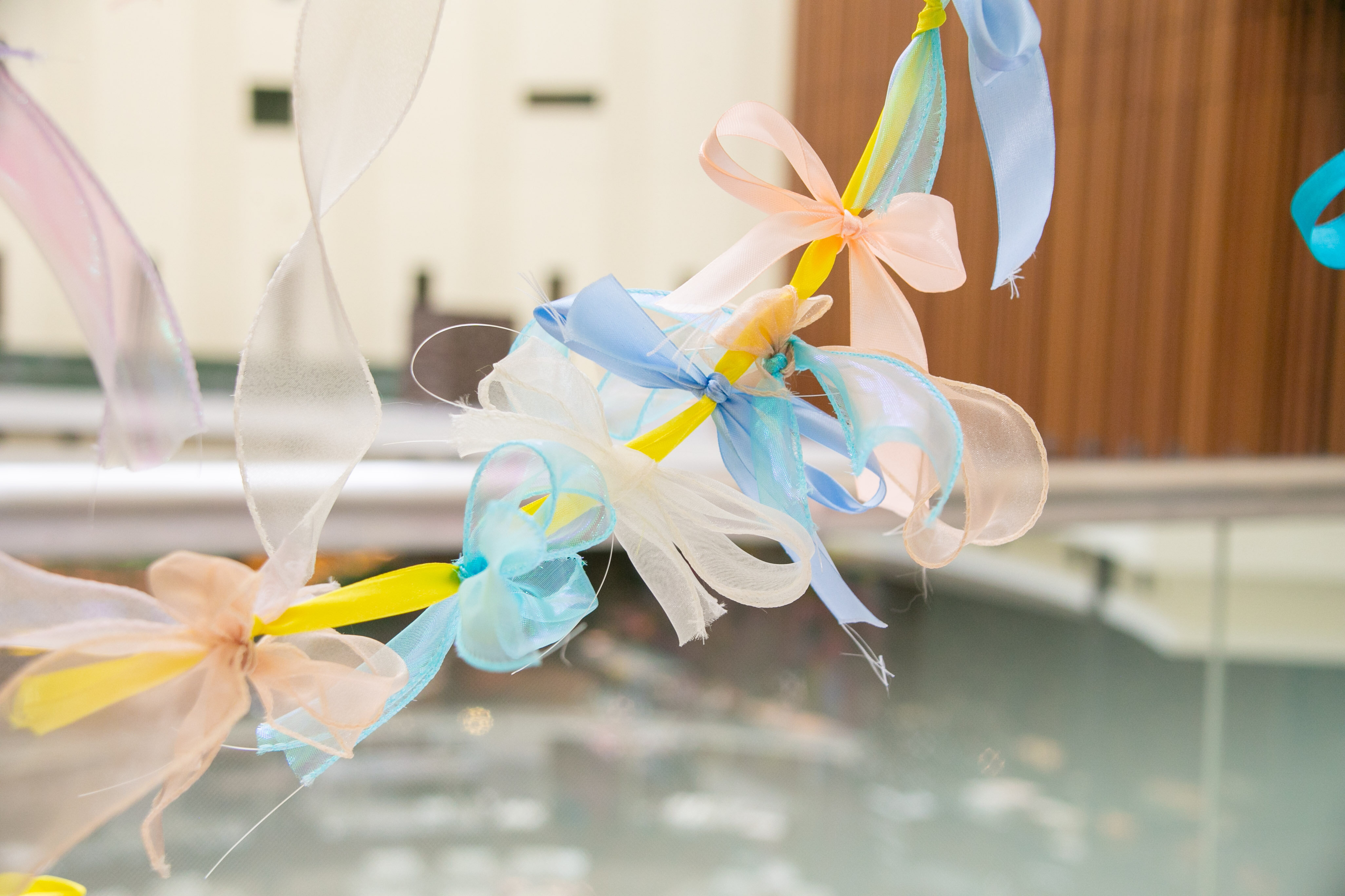 ゲスト参加型アート「つながる色、つむぐ想い。」