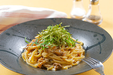 北海道産いろいろキノコの和風パスタ